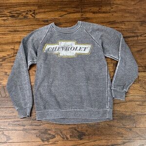 Chevrolet Gray Crewneck Men's Sweater